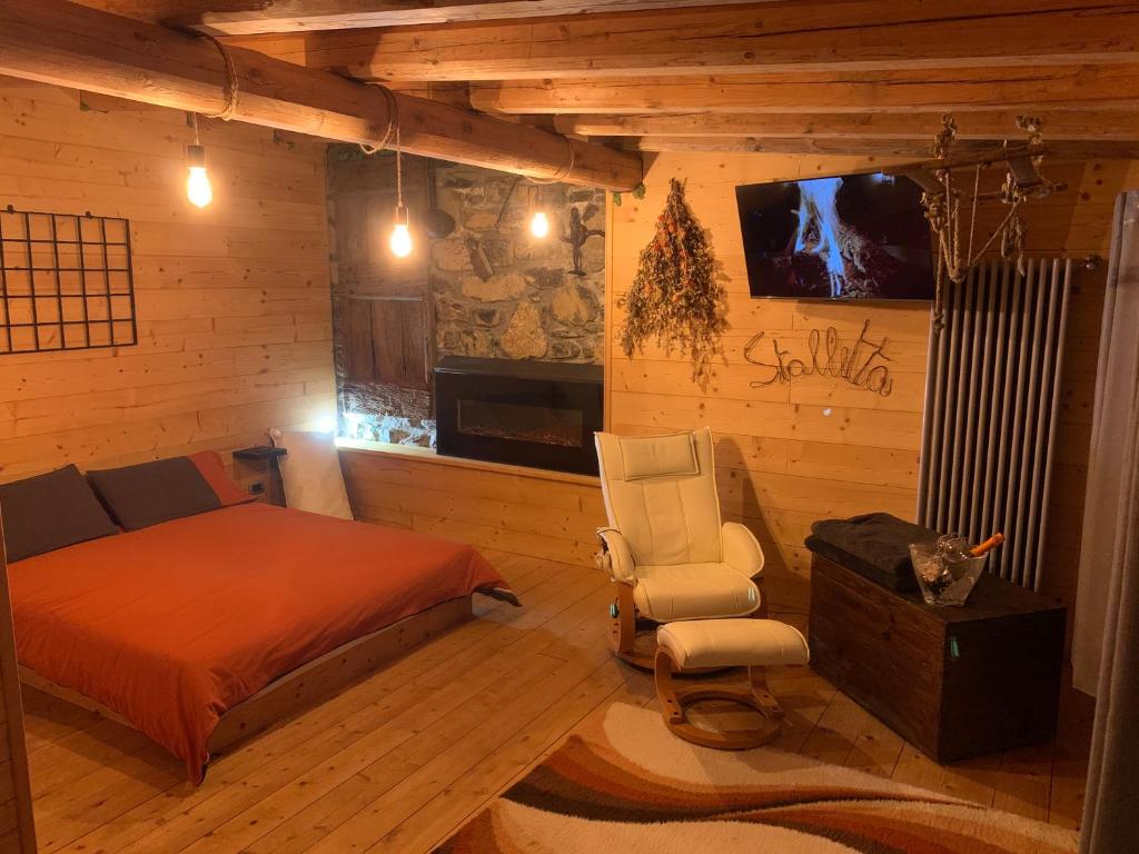 Posezení v ubytování Albergo Moderno & Spa