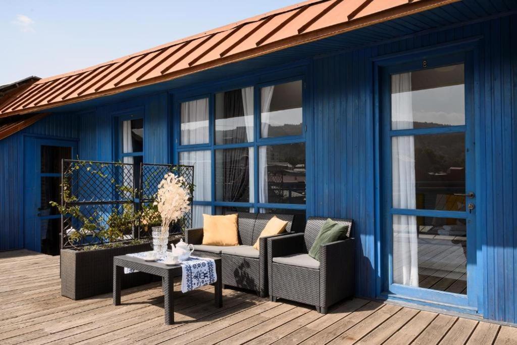 Posezení v ubytování Blue Terrace Hotel