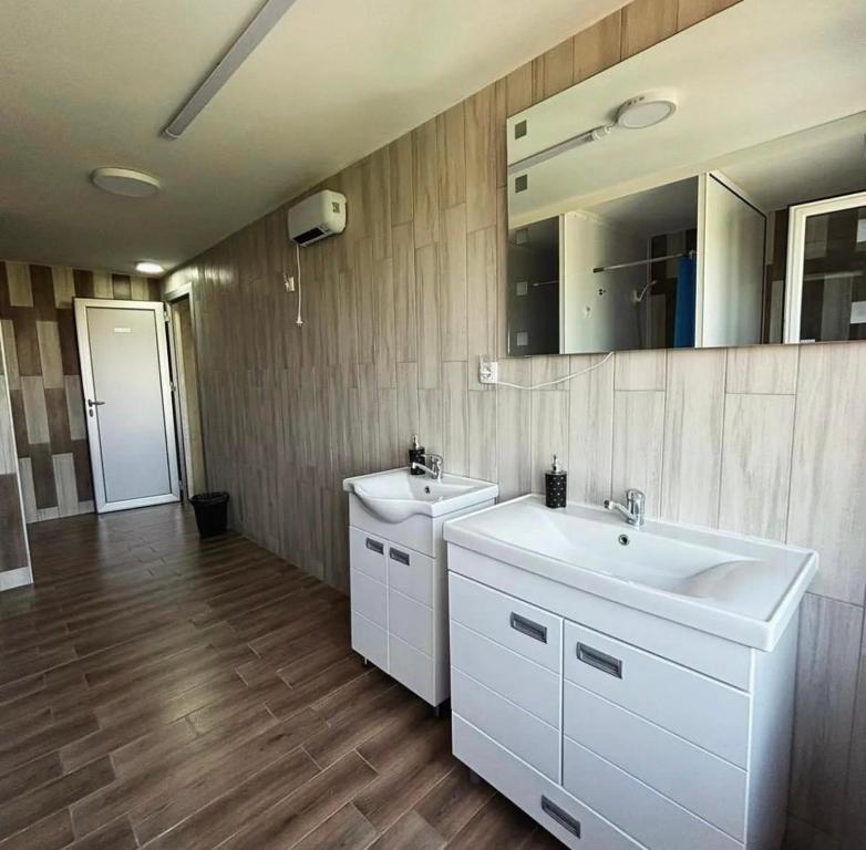 Koupelna v ubytování Gas Otel