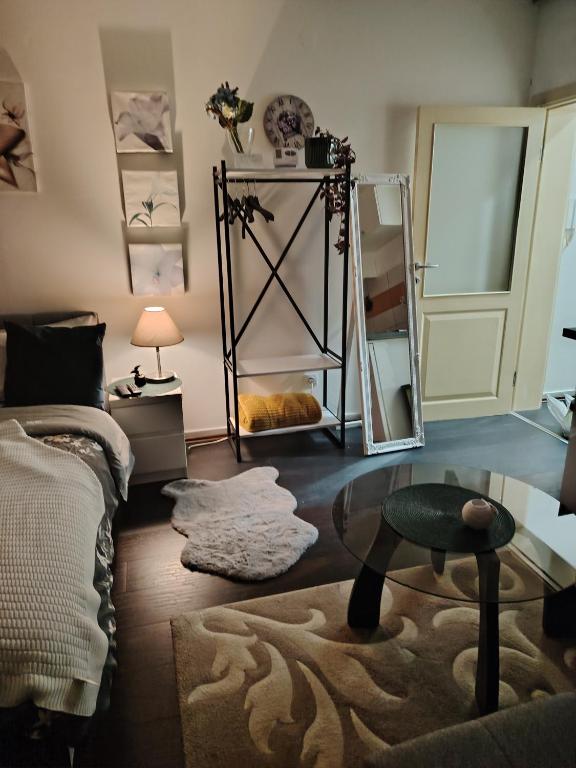 Postel nebo postele na pokoji v ubytování Nena Studio