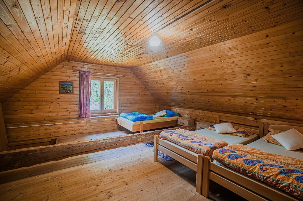 Postel nebo postele na pokoji v ubytování Cottage of Rising Sun