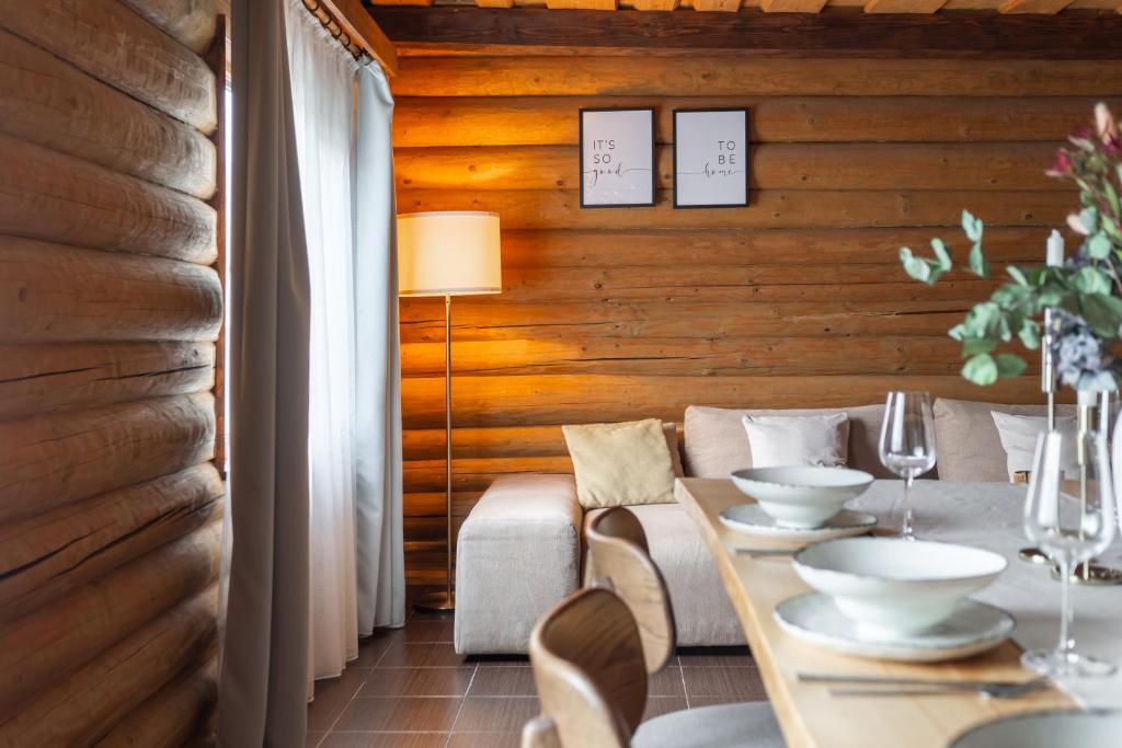 Posezení v ubytování Chalet Borzhava