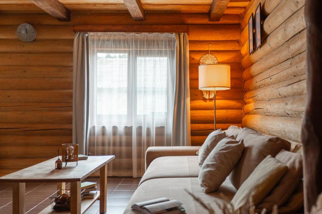 Posezení v ubytování Chalet Borzhava