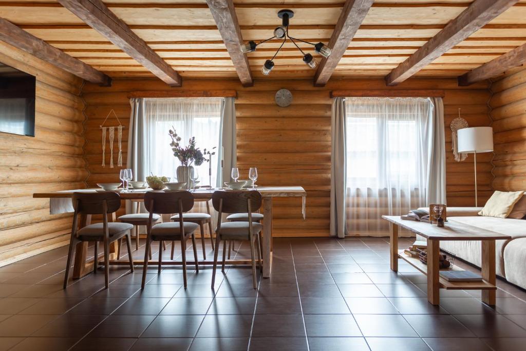 Posezení v ubytování Chalet Borzhava
