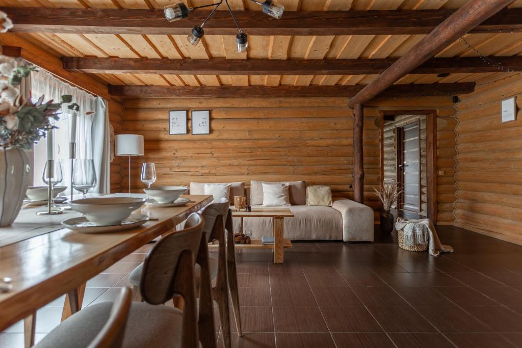Posezení v ubytování Chalet Borzhava