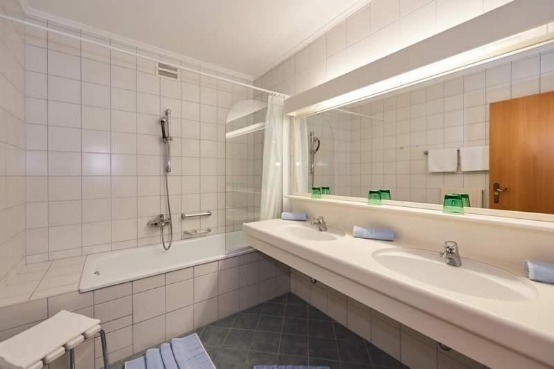 Koupelna v ubytování Hotel Koch