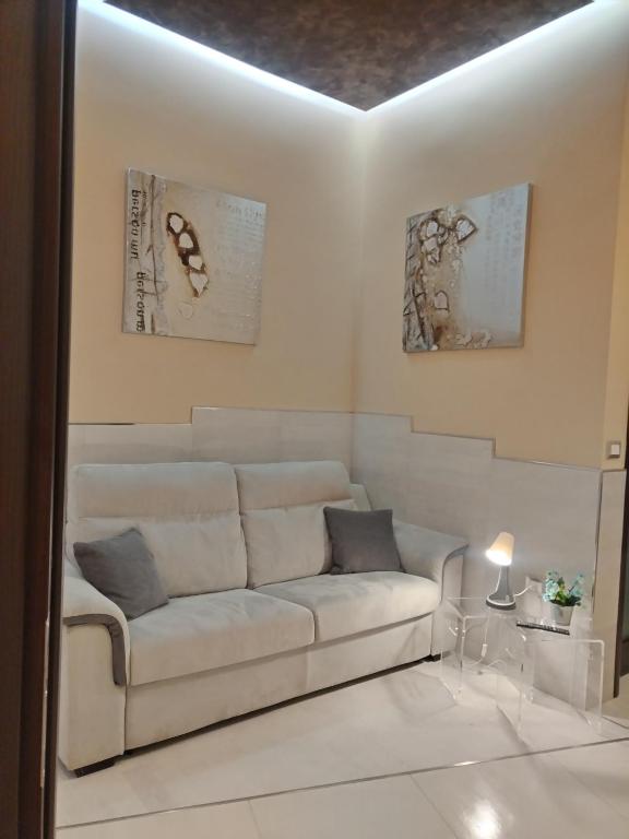 Posezení v ubytování TWIN HOUSE