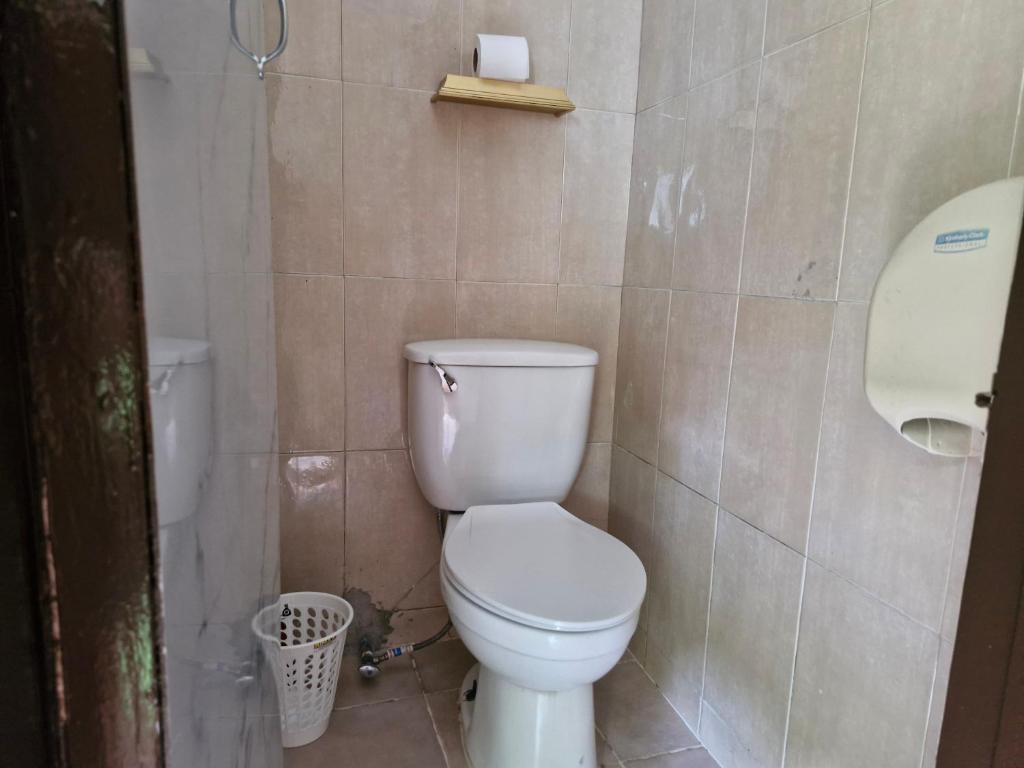 Koupelna v ubytování Casa Relic