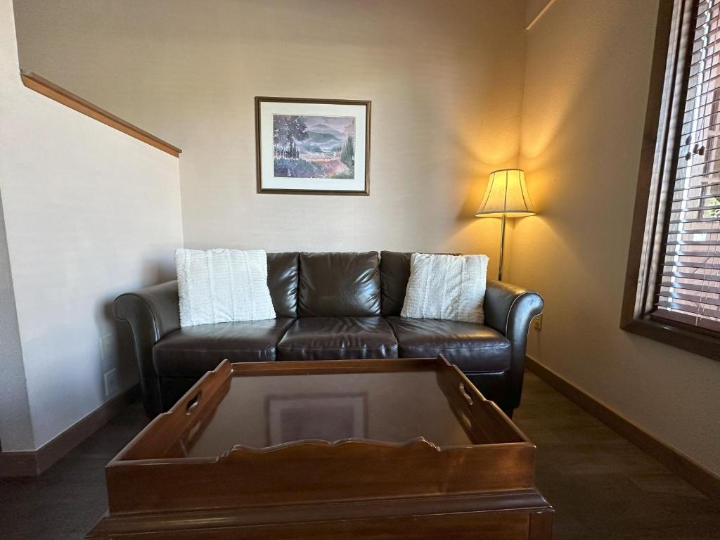 Posezení v ubytování Timber Lodge Inn