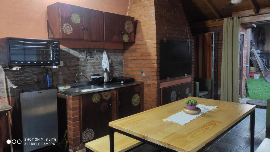 Kuchyň nebo kuchyňský kout v ubytování Casa BenLu
