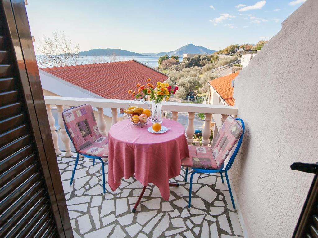 Balkón nebo terasa v ubytování Mali Miločer Bay Accommodation