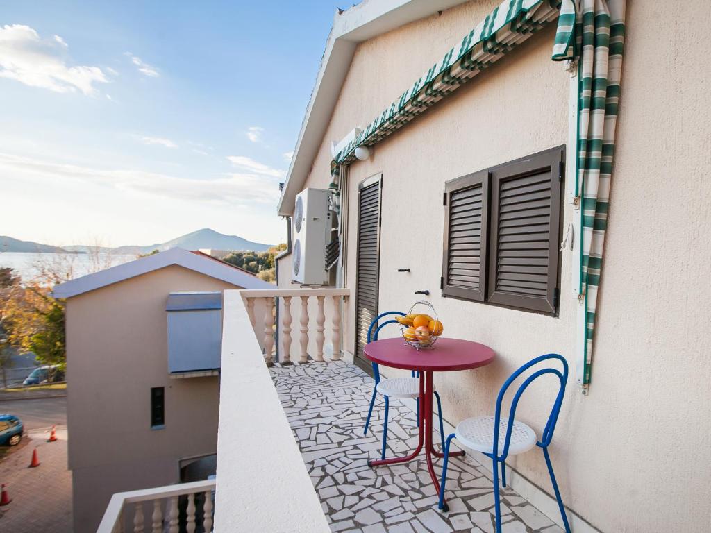 Balkón nebo terasa v ubytování Mali Miločer Bay Accommodation