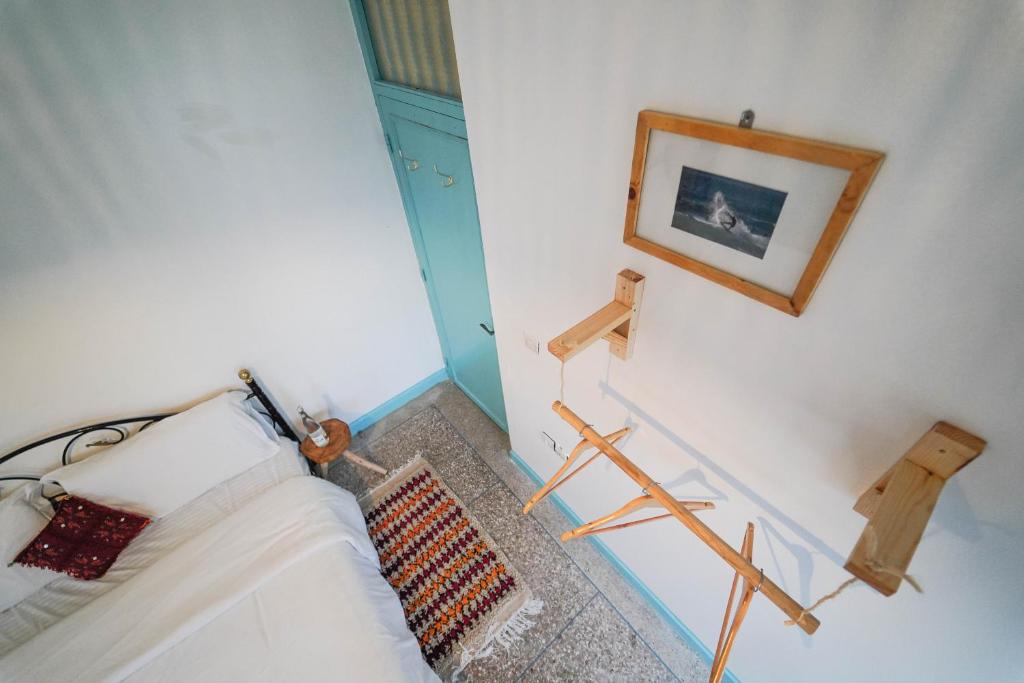 Postel nebo postele na pokoji v ubytování Anza sets house
