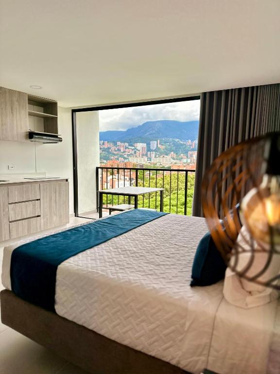 Postel nebo postele na pokoji v ubytování Hotel ECO 44