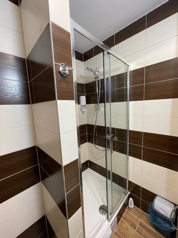 Koupelna v ubytování Hotel Jahodnice