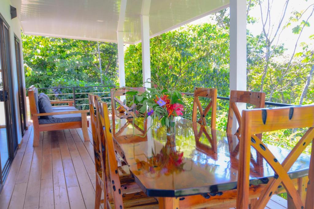 Balkón nebo terasa v ubytování Canavida Villas & Resort