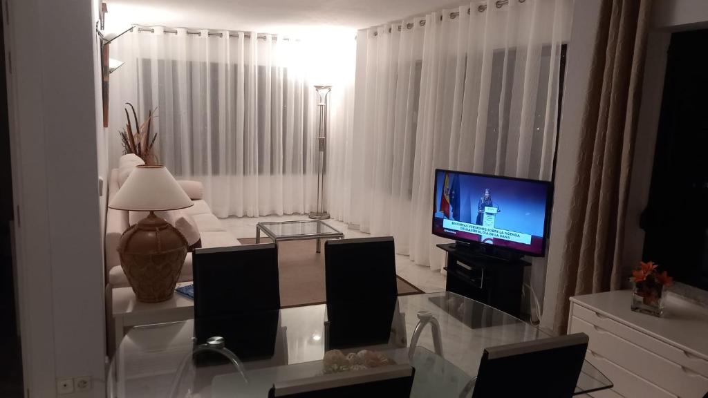 TV a/nebo společenská místnost v ubytování Coblanca 27 - Playa de Poniente