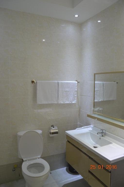 Koupelna v ubytování Qu Lin Resident