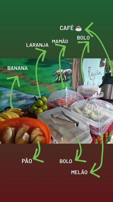 Comida in lodge ou em algum lugar perto