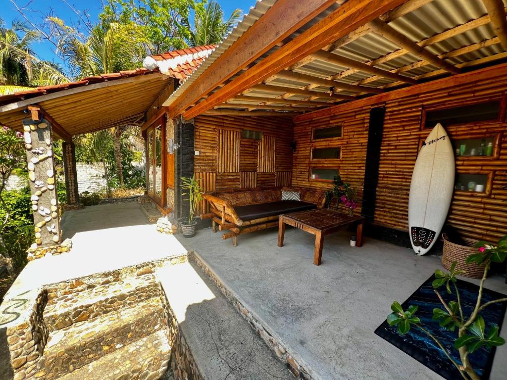 Zahrada ubytování Are Guling Beach Bungalows