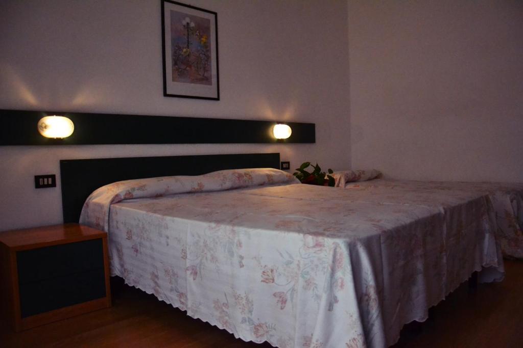 Postel nebo postele na pokoji v ubytování Hotel Rex