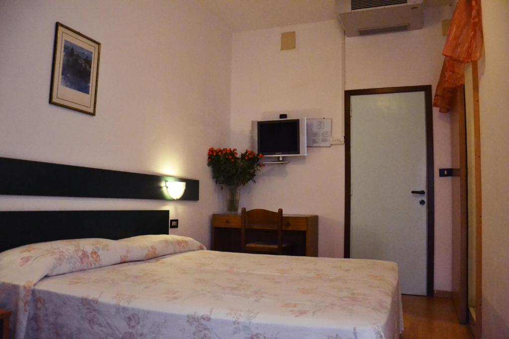 Postel nebo postele na pokoji v ubytování Hotel Rex