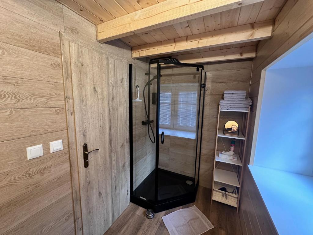 Koupelna v ubytování Apartmány Hanička