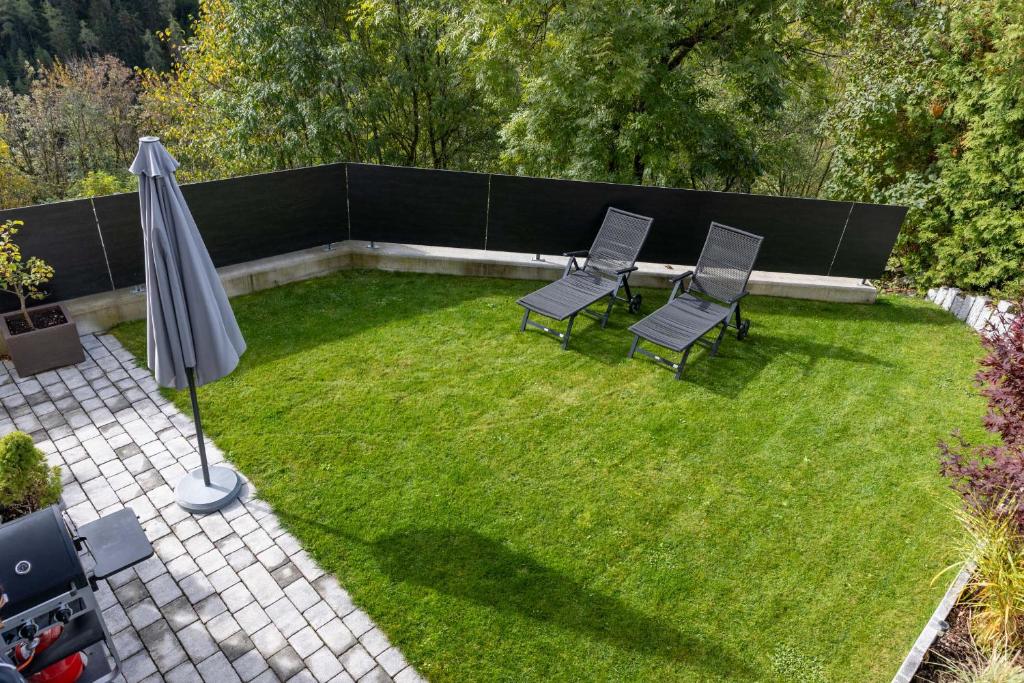 Zahrada ubytování Apartment Naturnah
