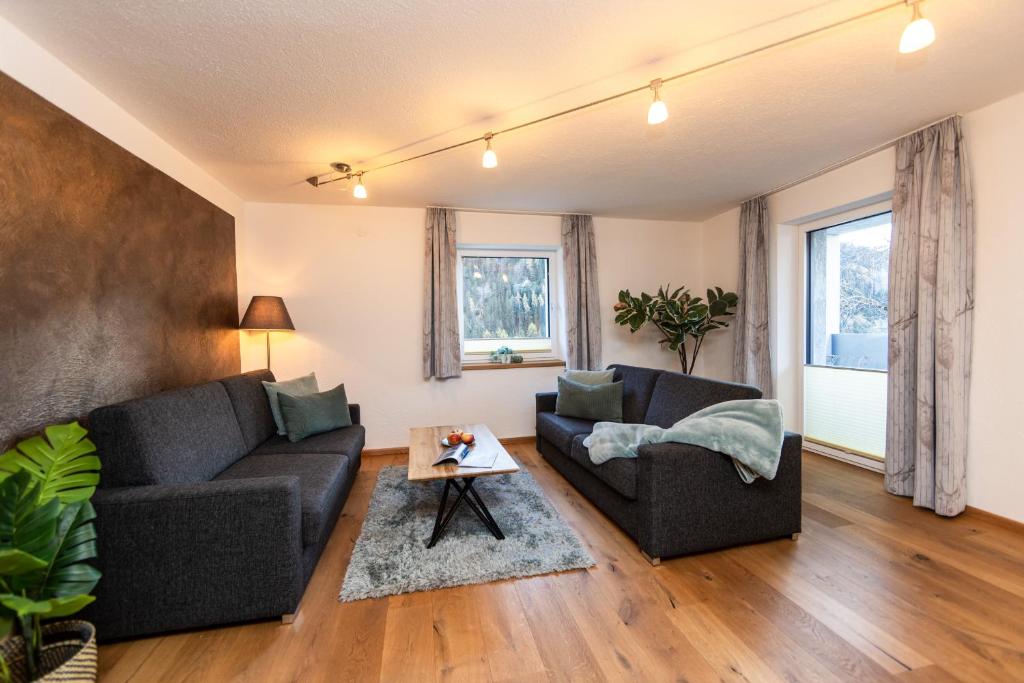 Posezení v ubytování Apartment Naturnah