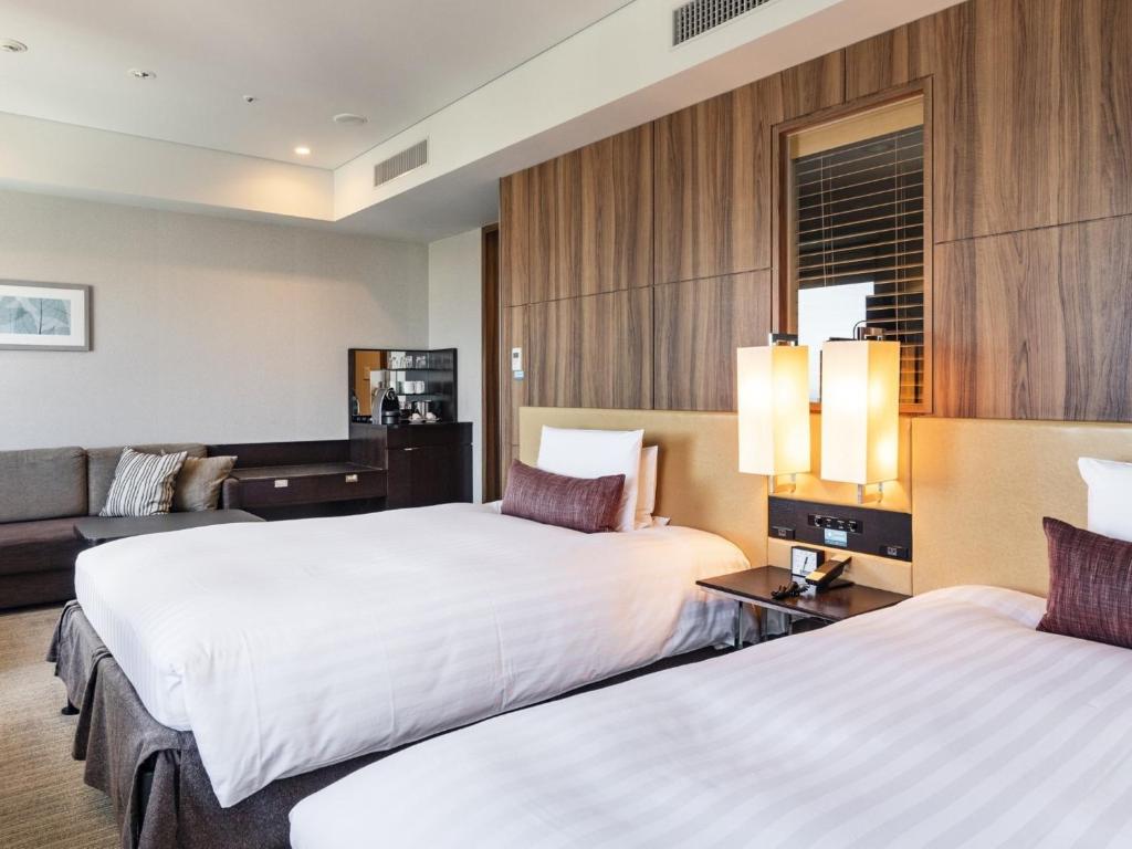Solaria Nishitetsu Hotel Kagoshima - 樱岛景高级双床间 - 禁烟