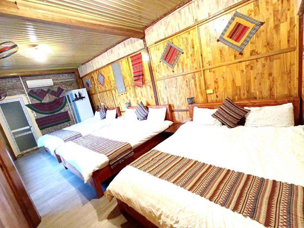 Postel nebo postele na pokoji v ubytování A Kiệt Homestay