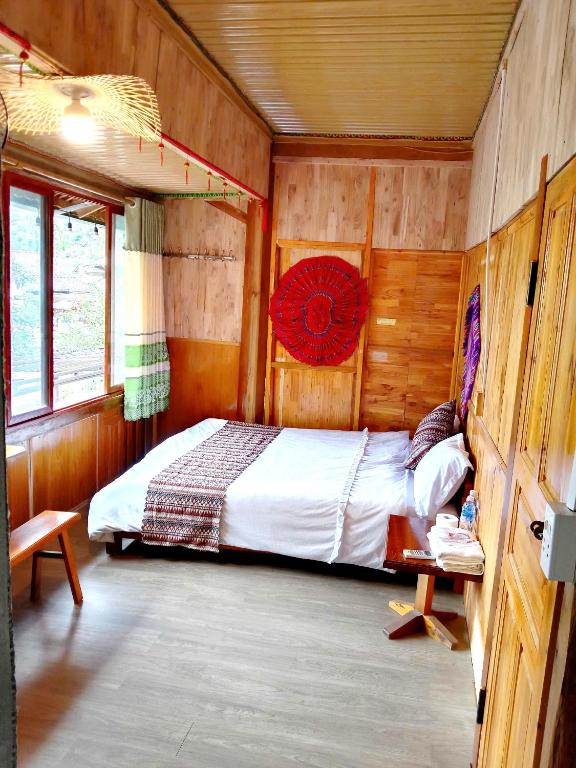 Postel nebo postele na pokoji v ubytování A Kiệt Homestay