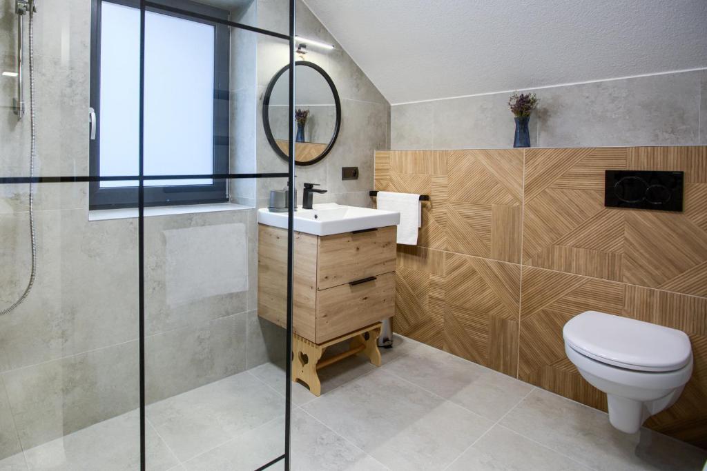 Koupelna v ubytování Resort Biela Skala - CHALETKA Chopok Jasná Juh