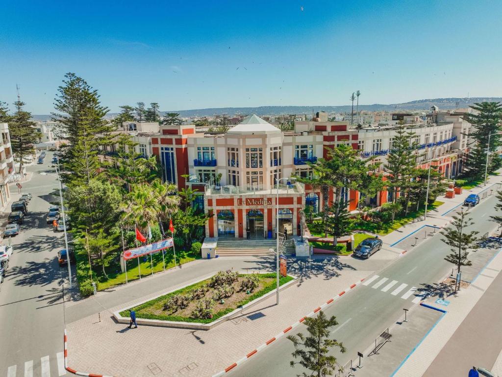 an overhead view of a city street with buildings at Le Médina Essaouira Thalassa Sea & Spa - MGallery Collection in Essaouira