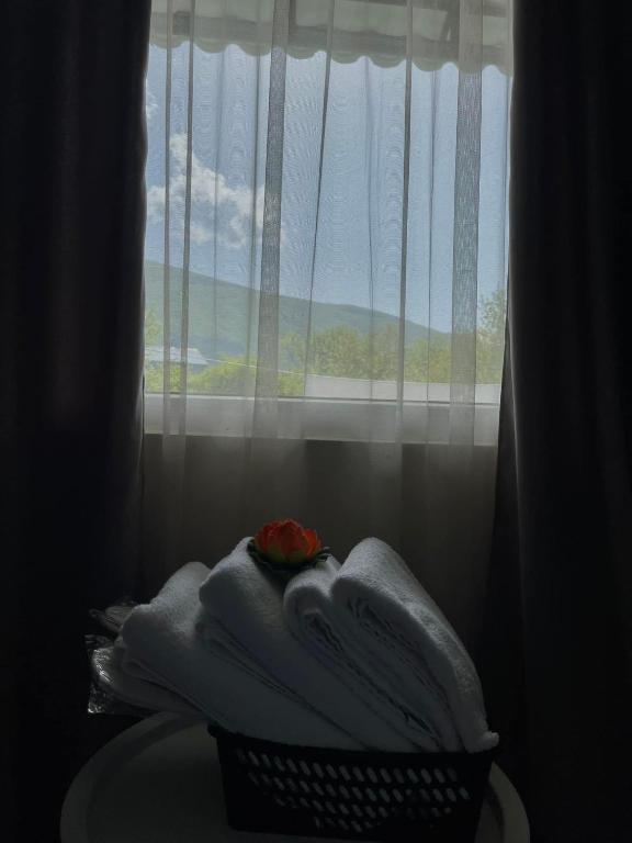 Postel nebo postele na pokoji v ubytování View Racha