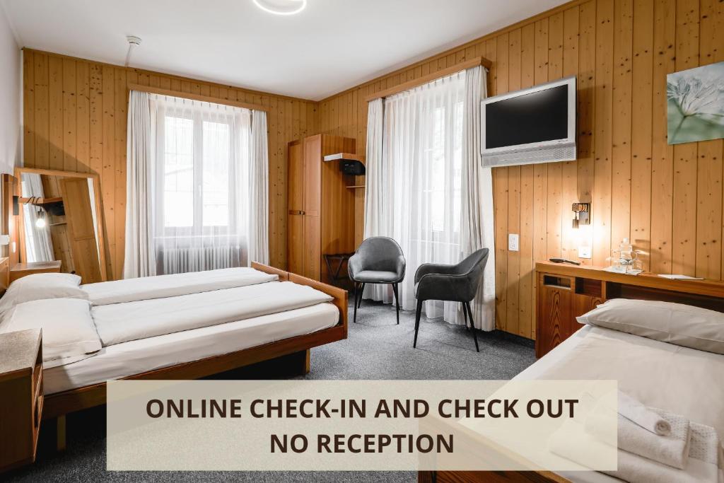 Postel nebo postele na pokoji v ubytování Altavilla, Self Check-In
