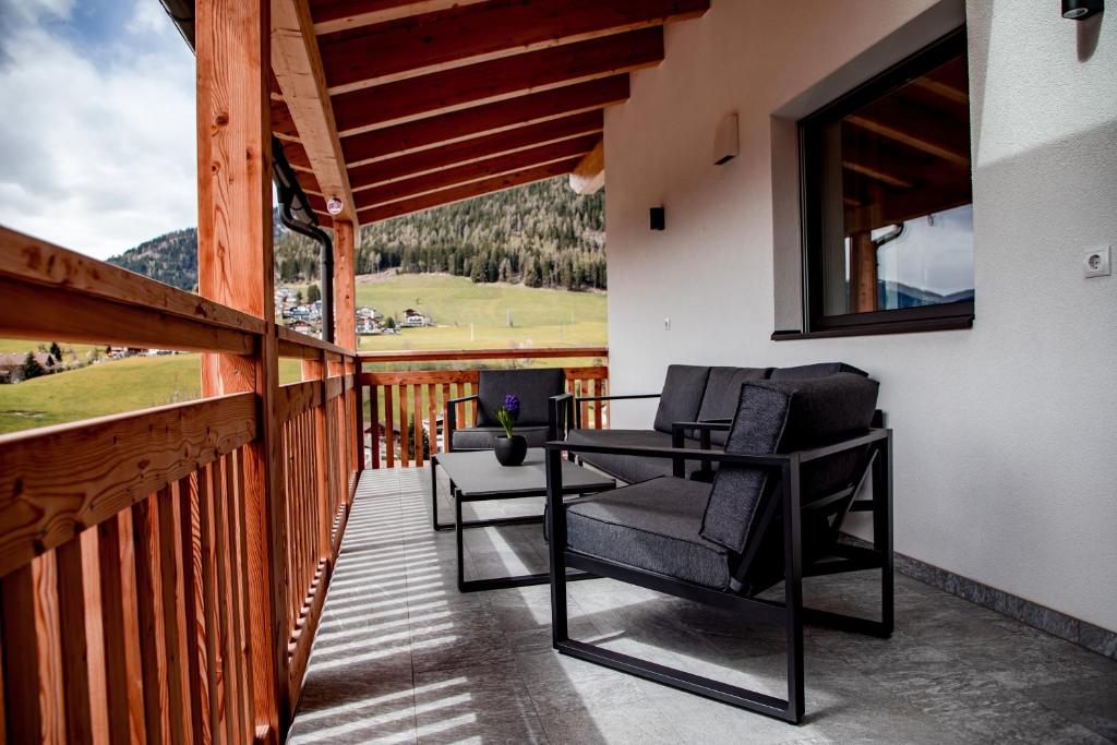 Balkón nebo terasa v ubytování Kieserhof Apartment Berg