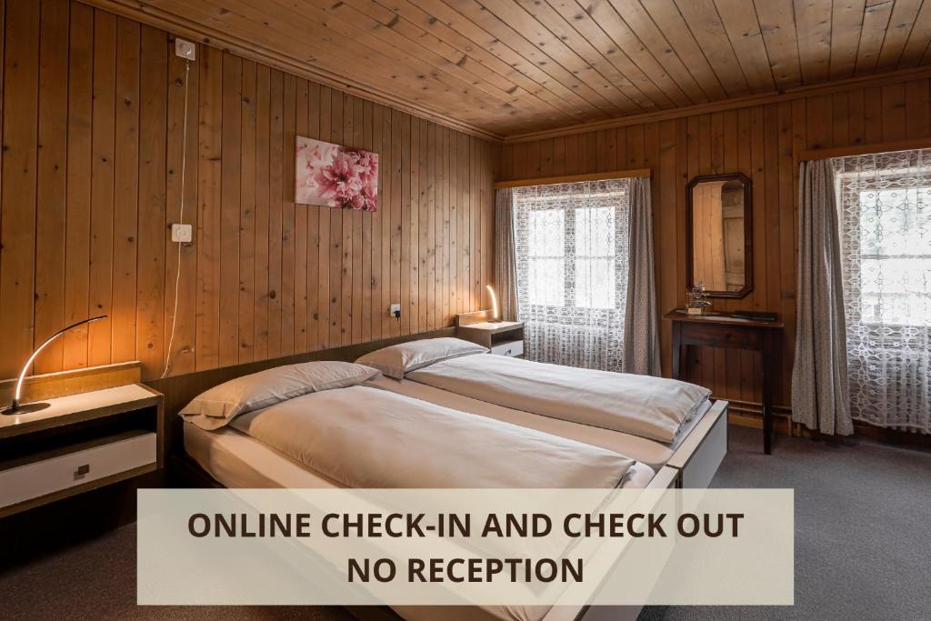 Postel nebo postele na pokoji v ubytování Altavilla, Self Check-In