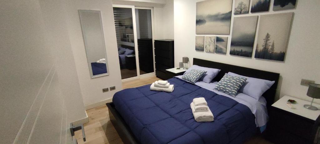 Postel nebo postele na pokoji v ubytování Prestige Miranda House Roma Ostia