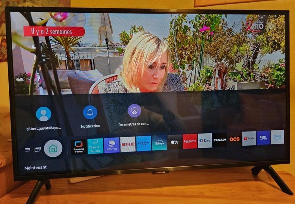 TV a/nebo společenská místnost v ubytování Gite en Alsace