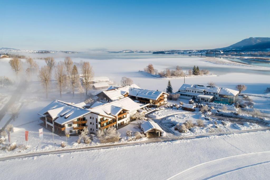 Hotel Sommer-Haus am See v zimě