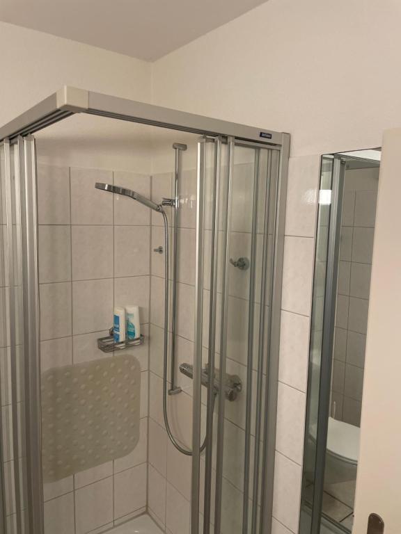 Koupelna v ubytování Zimmer mit privatem Badezimmer in guter Lage