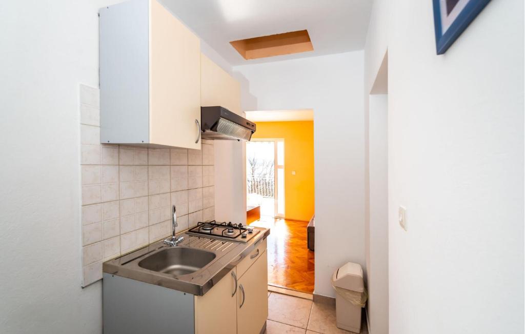 Kuchnia lub aneks kuchenny w obiekcie Nice Apartment In Maslenica