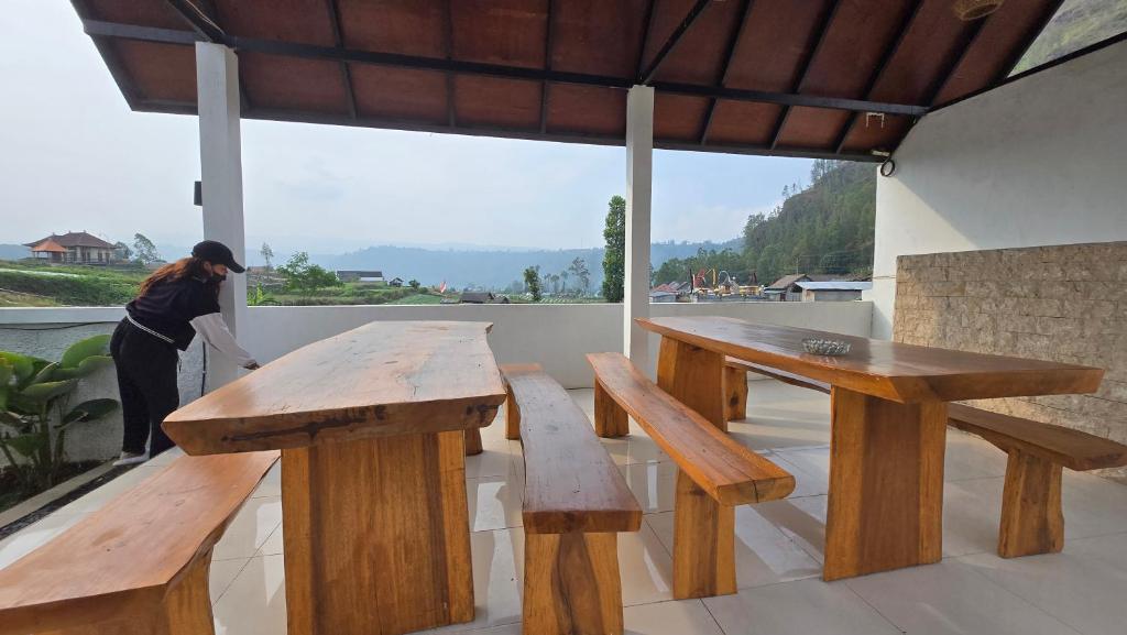 Nespecifikovaný výhled na hory nebo výhled na hory při pohledu z bed and breakfast