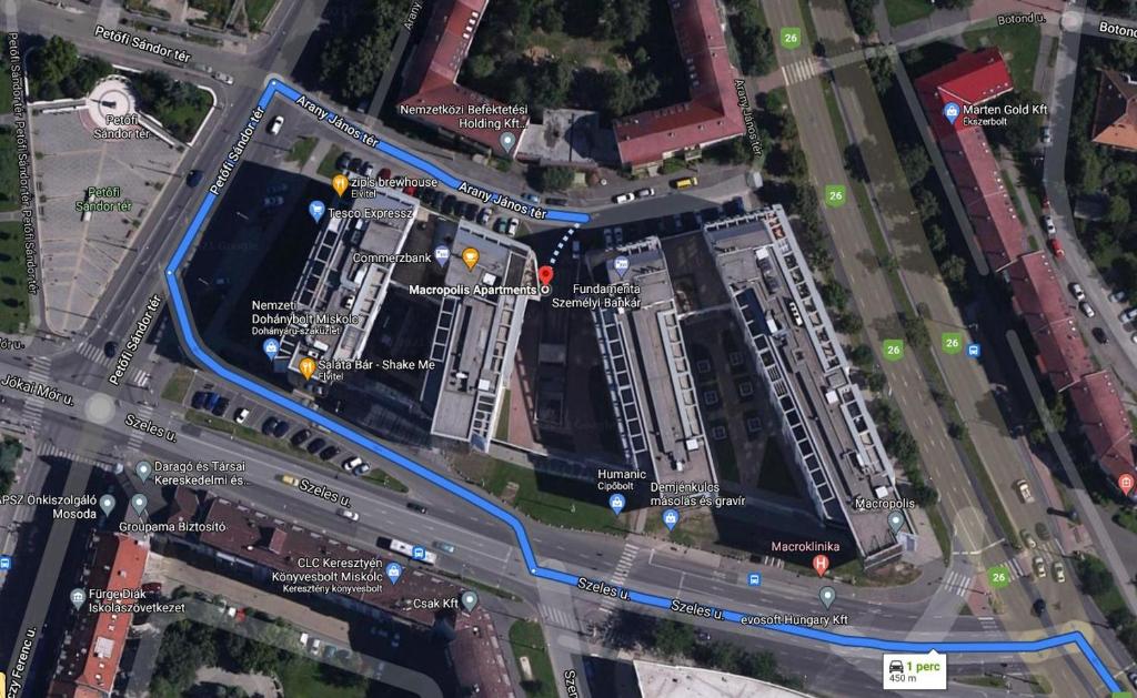 Okolí apartmánu