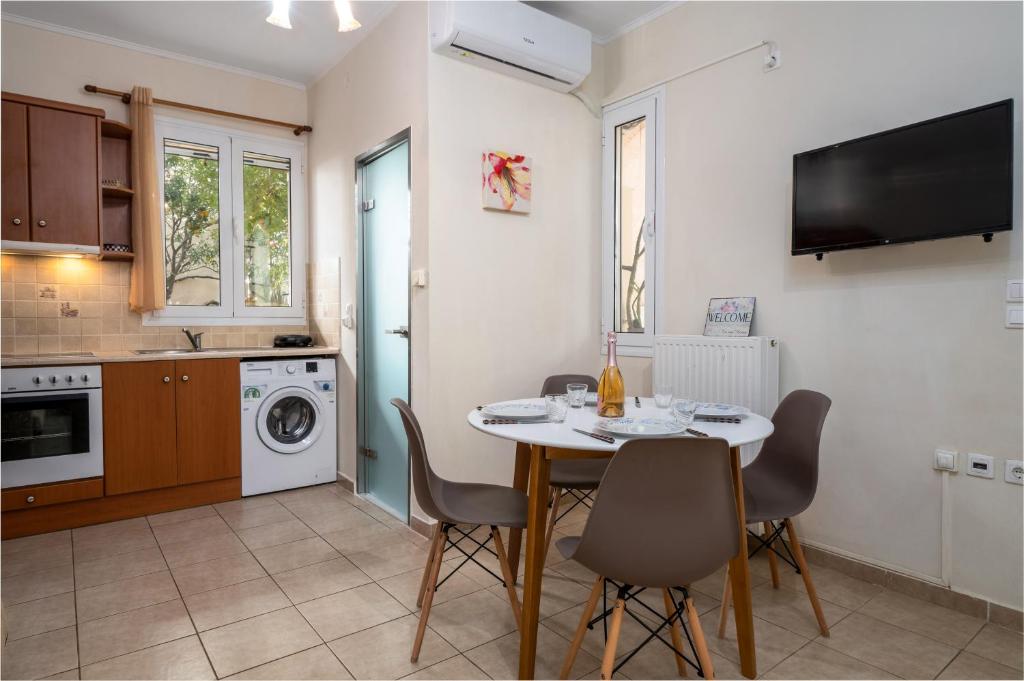 Kuchyň nebo kuchyňský kout v ubytování Adonino Apartment
