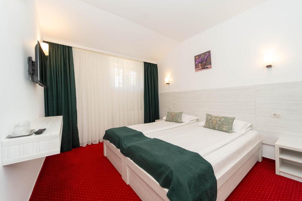 Postel nebo postele na pokoji v ubytování Hotel Cirus