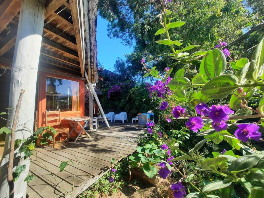 Zahrada ubytování Casa Encantada Guest House