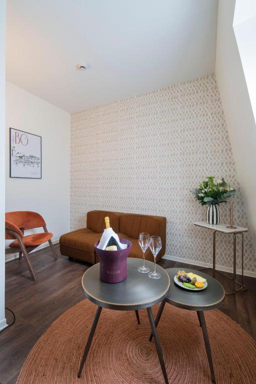 Posezení v ubytování Hôtel La Truffe Noire