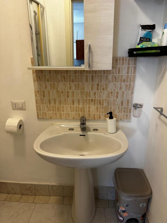 Koupelna v ubytování La casa di Elvis